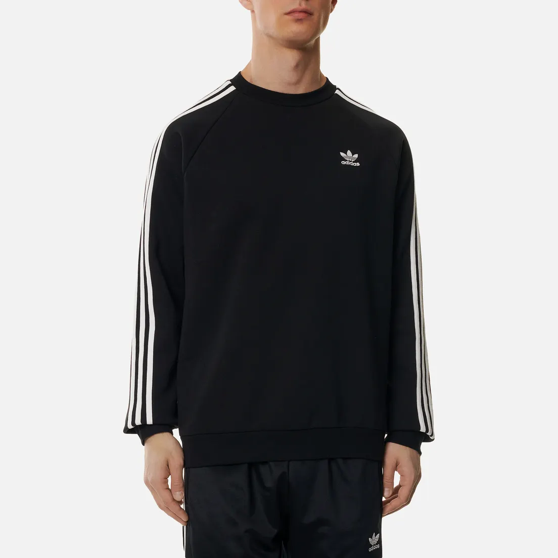 adidas Originals Мужская толстовка 3-Stripes Fleece Crew