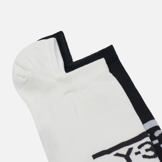 Комплект носков Y-3 Invisible 2-Pack Black/White