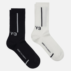 Комплект носков Y-3 Crew 2-Pack Black/White