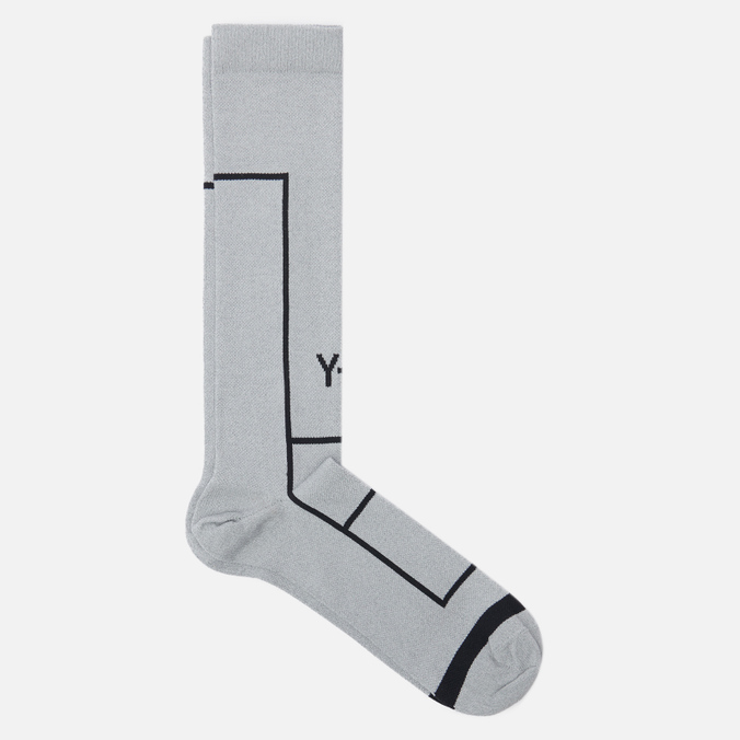 Носки Y-3, цвет серый, размер 43-45