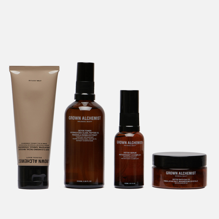 Набор по уходу за лицом и телом Grown Alchemist Detox Kit, цвет коричневый