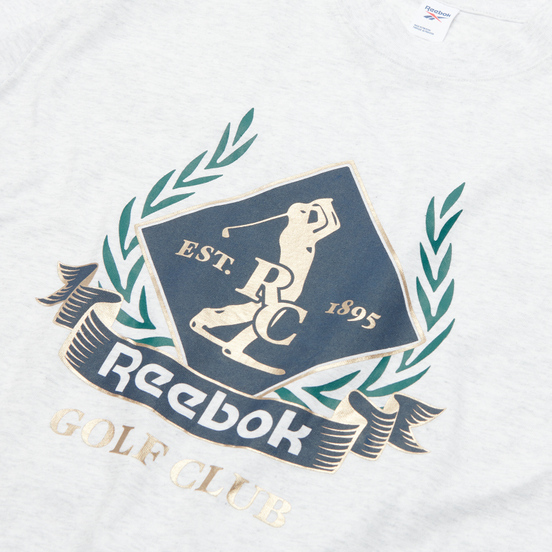 Мужская футболка Reebok Classic Golf Graphic White Melange
