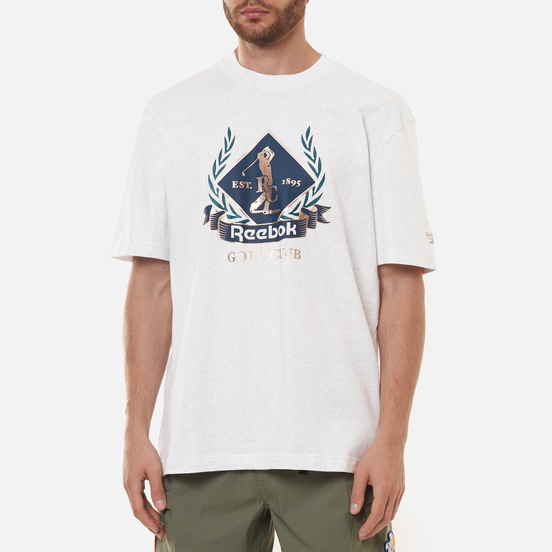 Мужская футболка Reebok Classic Golf Graphic White Melange