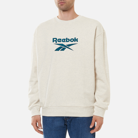 Мужская толстовка Reebok Classic Vector Crew Chalk Mel