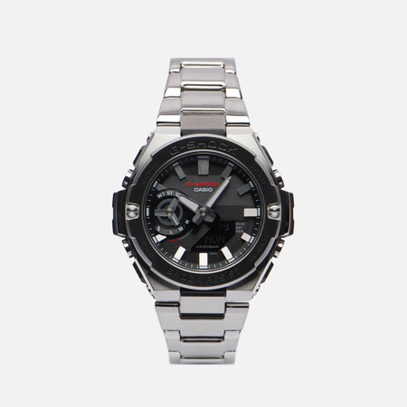 фото Наручные часы casio g-shock gst-b500d-1a, цвет серебряный