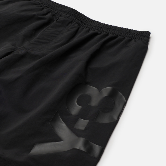 Мужские шорты Y-3 Large Logo Swim Mid Lenght Black/Core White