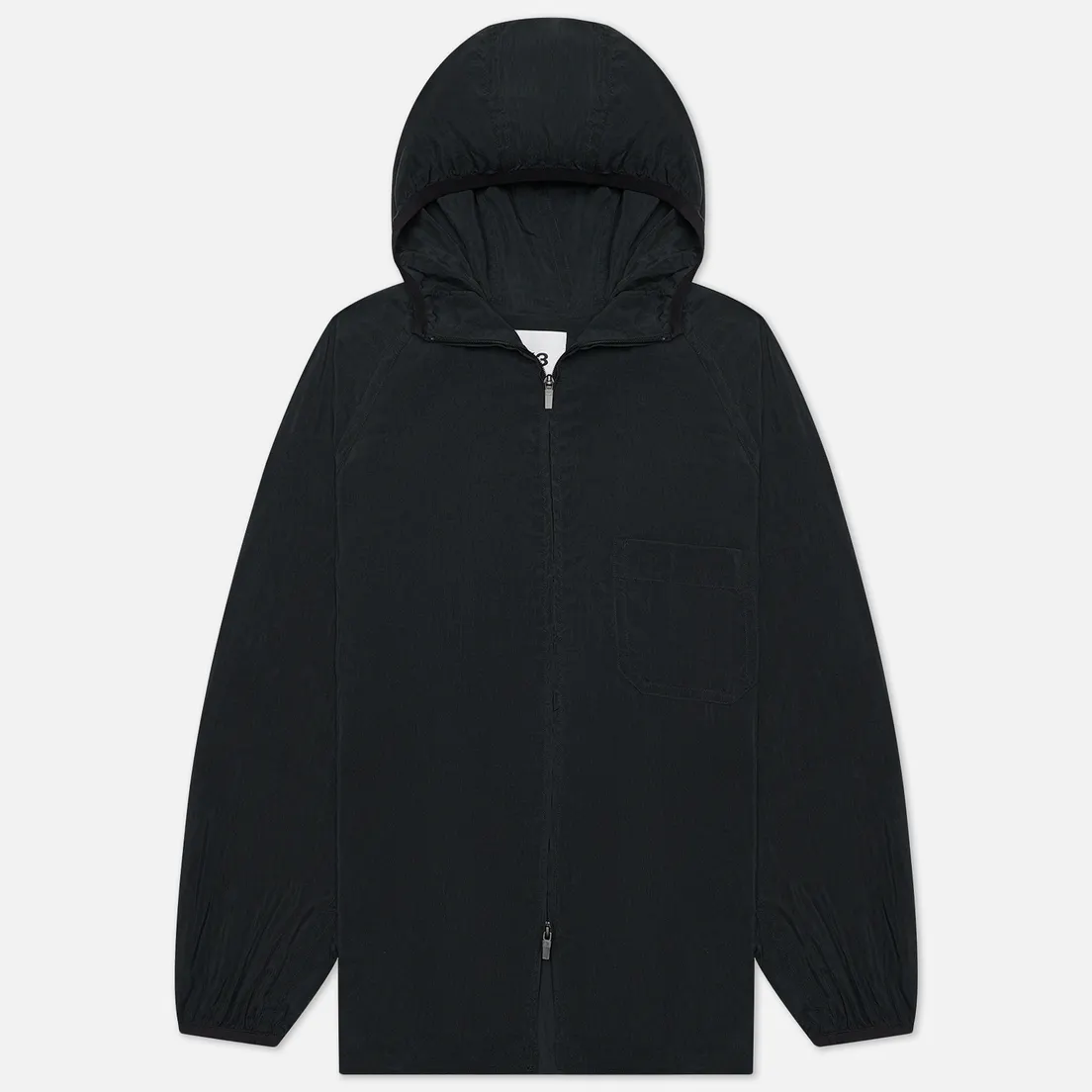 Y-3 Мужская куртка ветровка Chapter 3 Sanded Cupro Hooded