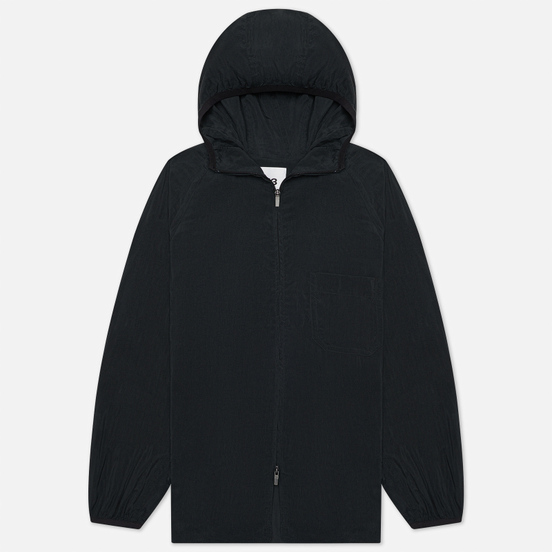 Мужская куртка ветровка Y-3 Chapter 3 Sanded Cupro Hooded Off Black