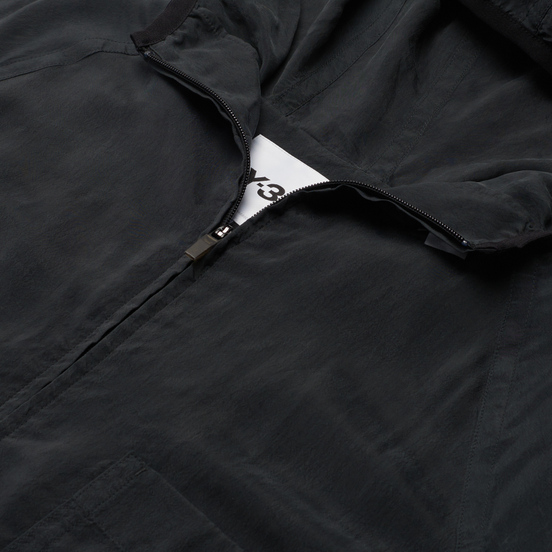 Мужская куртка ветровка Y-3 Chapter 3 Sanded Cupro Hooded Off Black