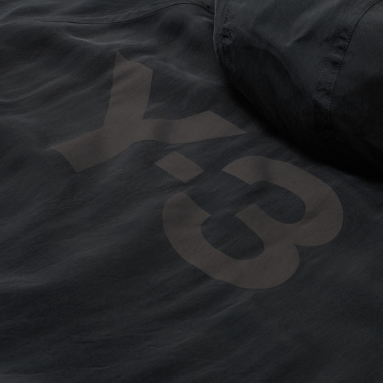 Мужская куртка ветровка Y-3 Chapter 3 Sanded Cupro Hooded Off Black