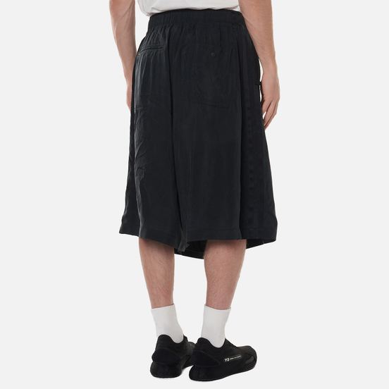 Мужские шорты Y-3 Chapter 3 Sanded Cupro Off Black