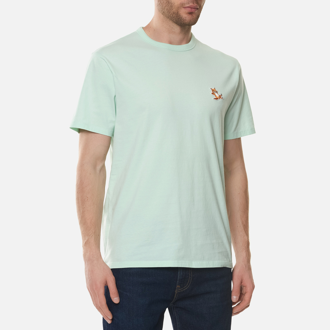 Maison Kitsune Мужская футболка Chillax Fox Patch Classic