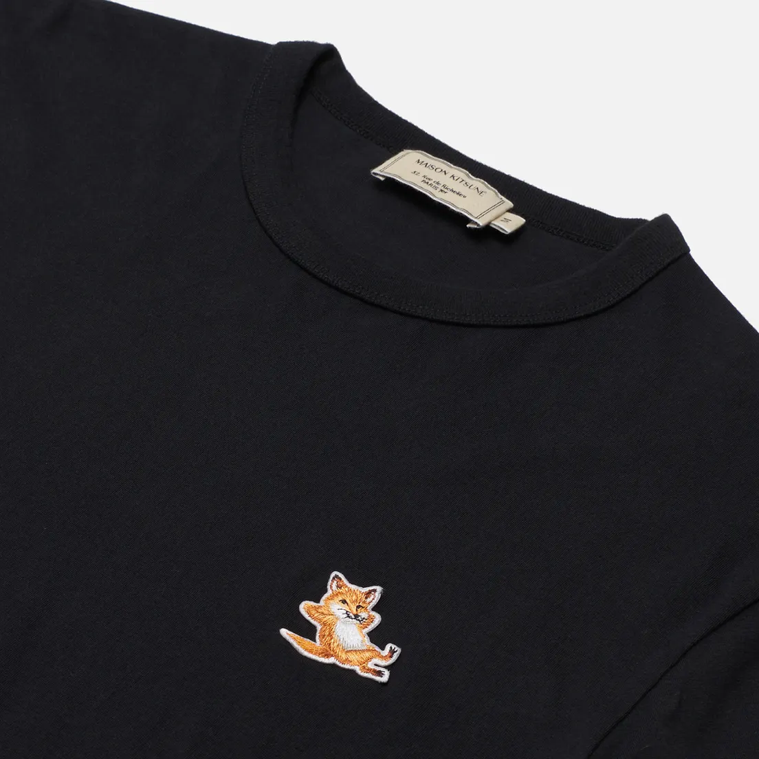 Maison Kitsune Мужская футболка Chillax Fox Patch Classic
