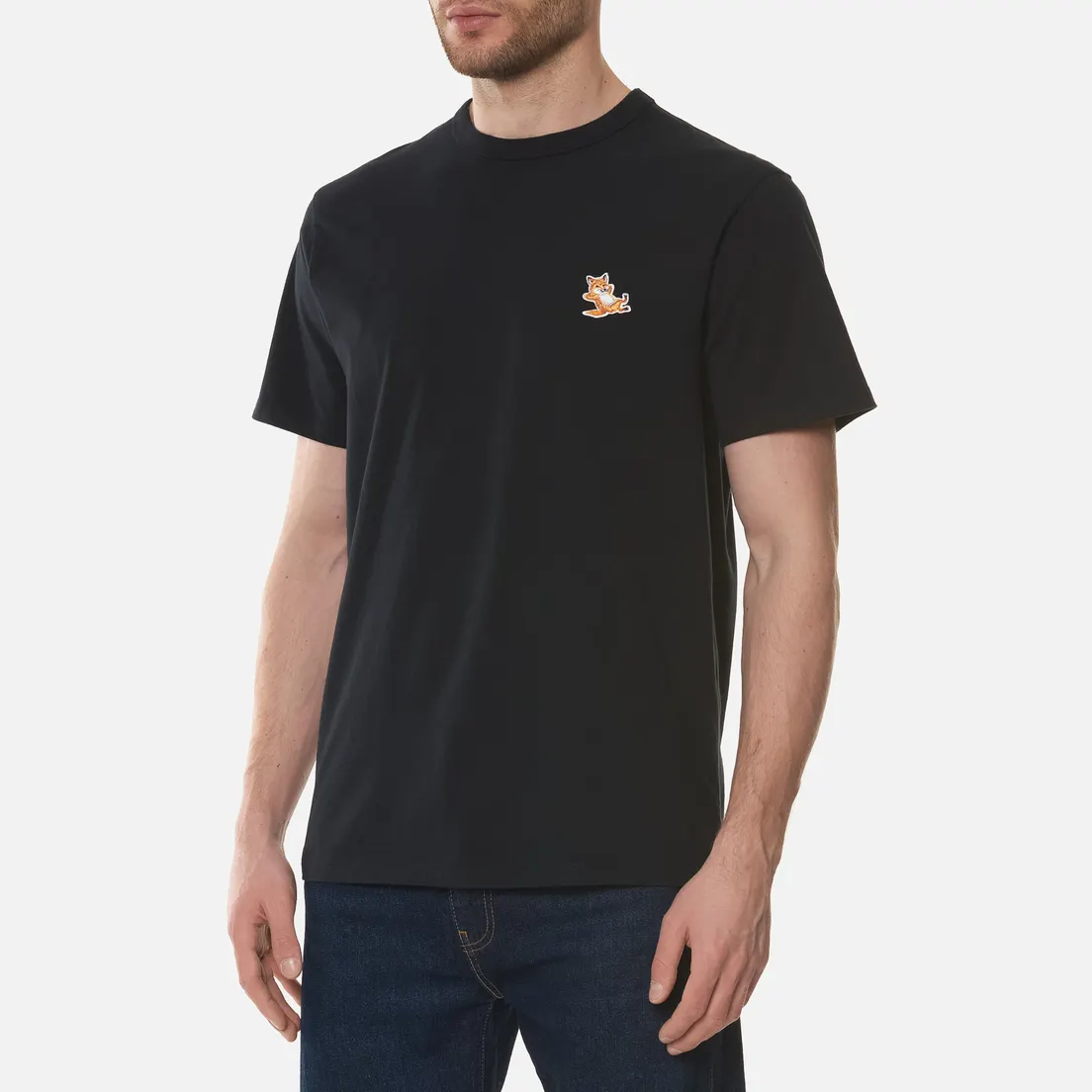 Maison Kitsune Мужская футболка Chillax Fox Patch Classic