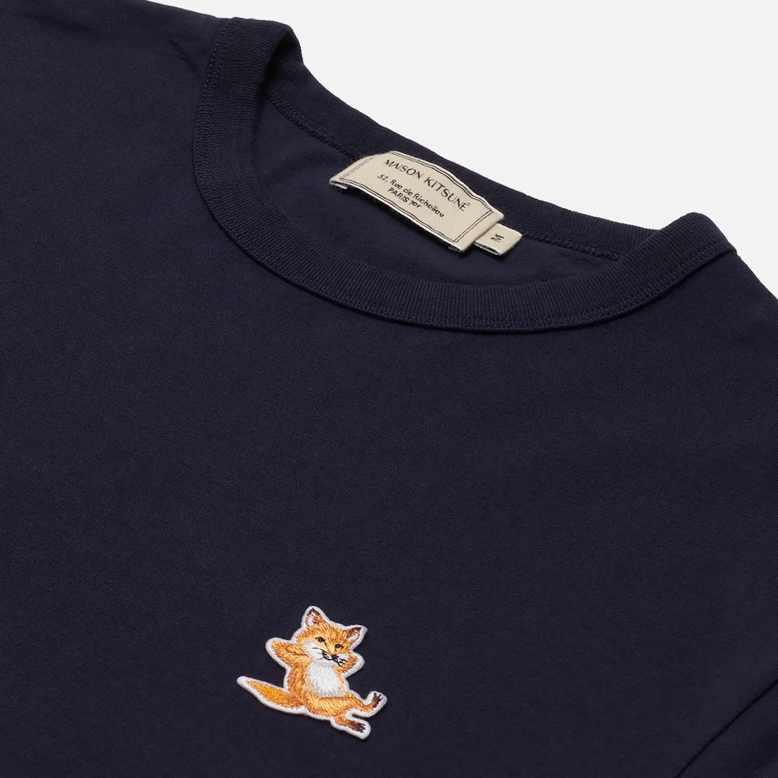 Maison Kitsune Мужская футболка Chillax Fox Patch Classic