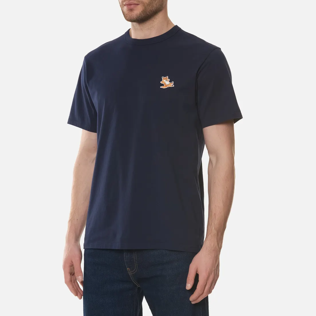 Maison Kitsune Мужская футболка Chillax Fox Patch Classic