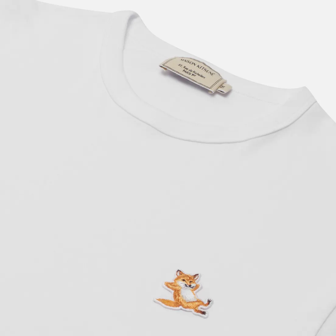 Maison Kitsune Мужская футболка Chillax Fox Patch Classic