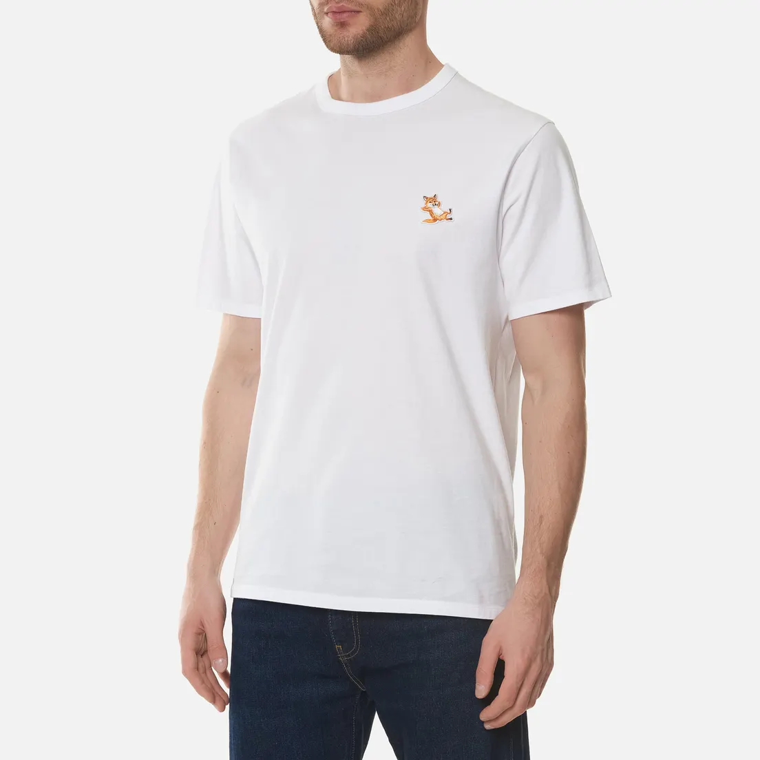 Maison Kitsune Мужская футболка Chillax Fox Patch Classic