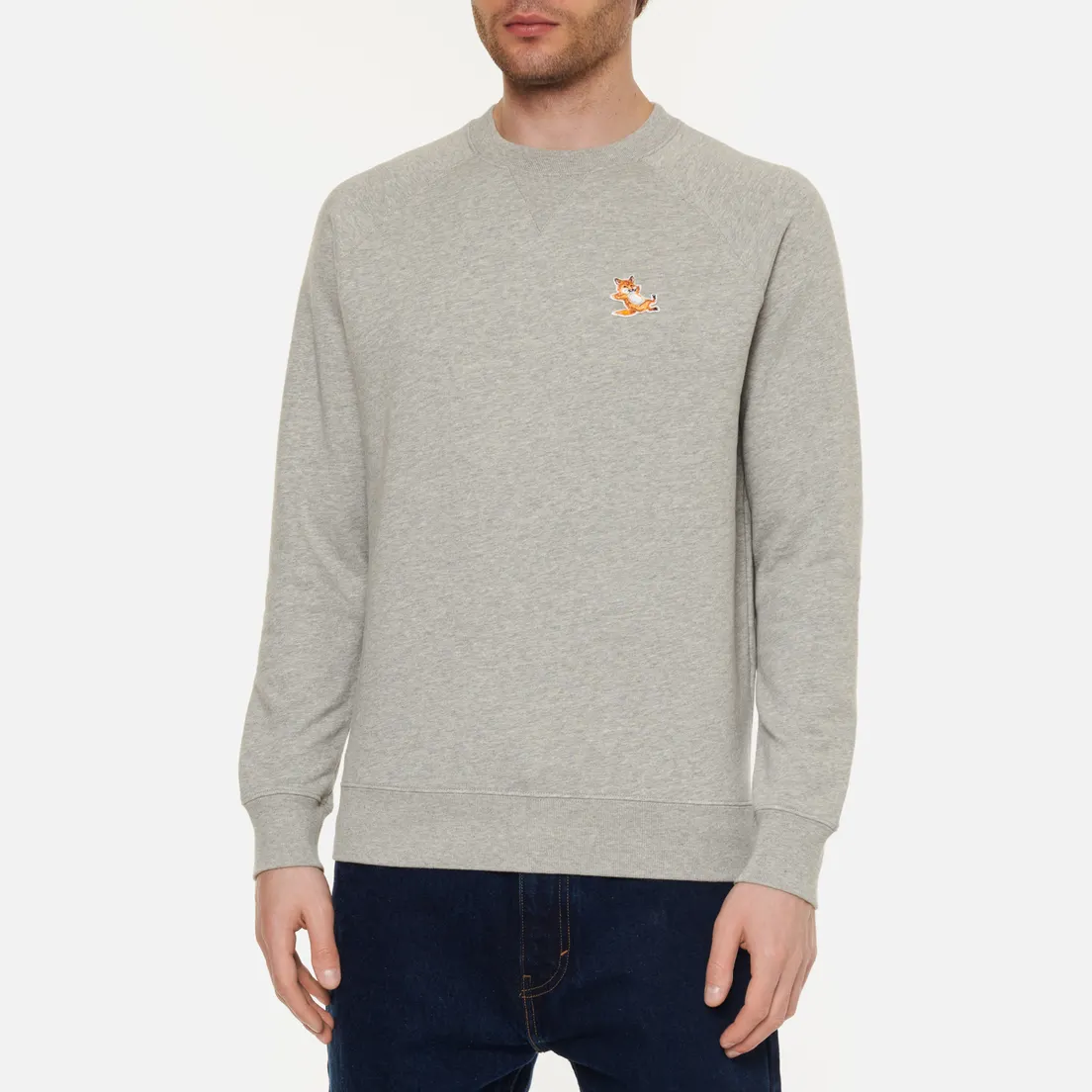 Maison Kitsune Мужская толстовка Chillax Fox Patch Classic