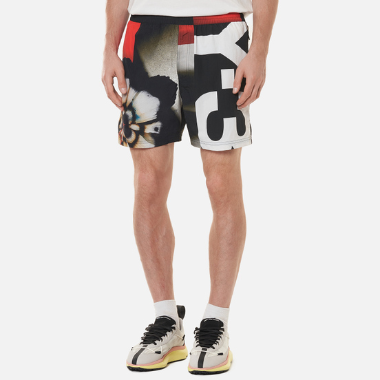 Мужские шорты Y-3 All Over Print Swim All Over Print/Black/Core White