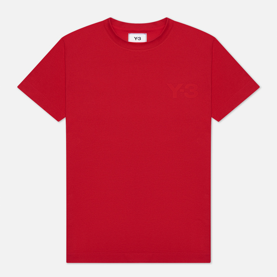Женская футболка Y-3 Classic Logo Scarlet