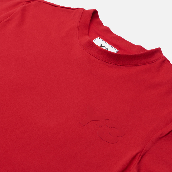 Женская футболка Y-3 Classic Logo Scarlet