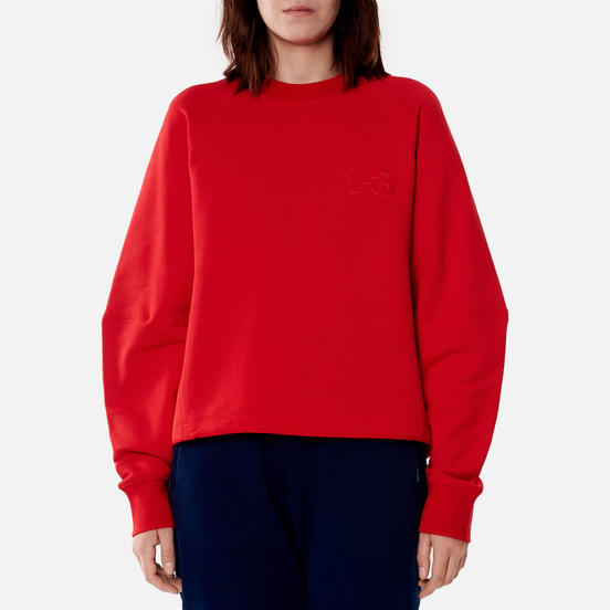 Женская толстовка Y-3 Classic Chest Logo Crew Neck Scarlet
