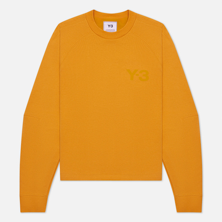 Женская толстовка Y-3 Classic Chest Logo Crew Neck, цвет жёлтый, размер L