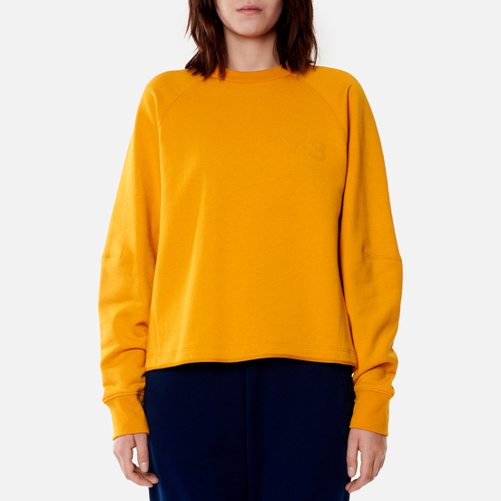 Женская толстовка Y-3 Classic Chest Logo Crew Neck Craft Gold