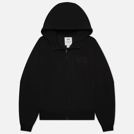 Женская толстовка Y-3 Classic Logo Full Zip Hoodie Black