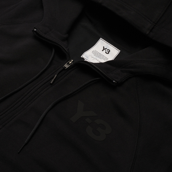 Женская толстовка Y-3 Classic Logo Full Zip Hoodie Black