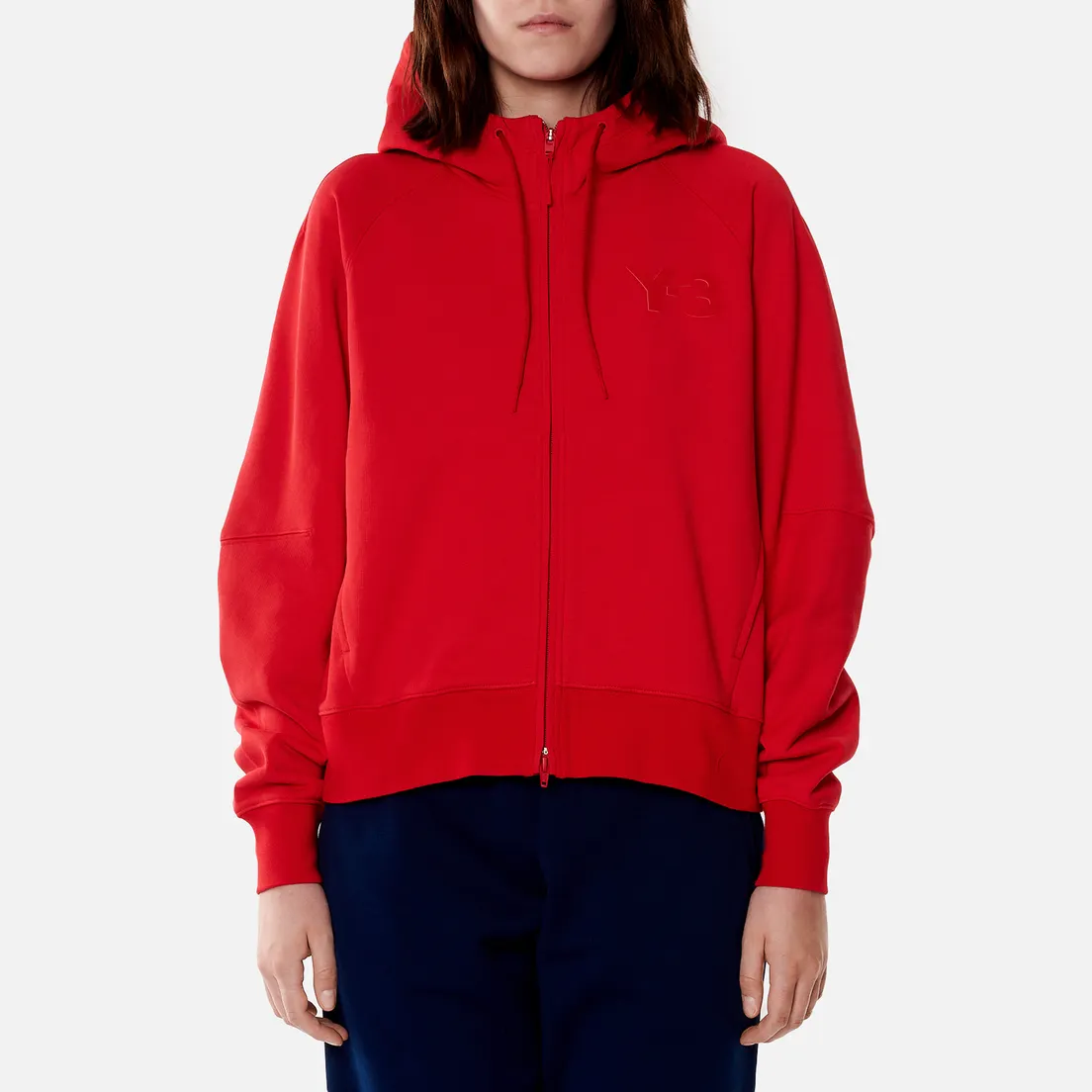 Y-3 Женская толстовка Classic Logo Full Zip-Hoodie