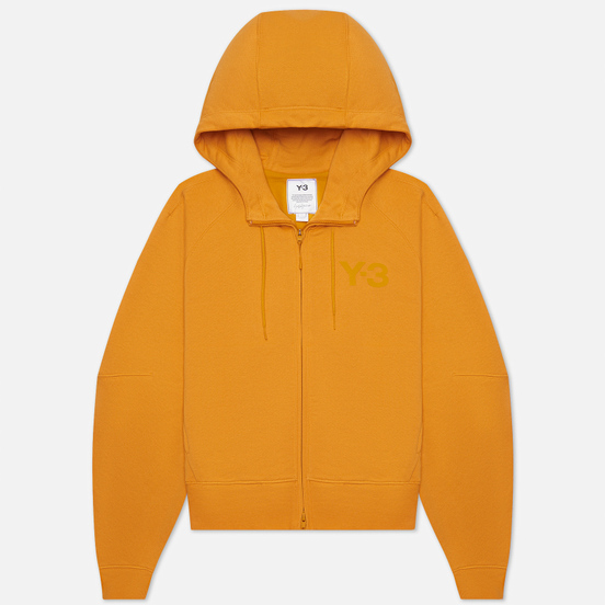Женская толстовка Y-3 Classic Logo Full Zip-Hoodie Craft Gold
