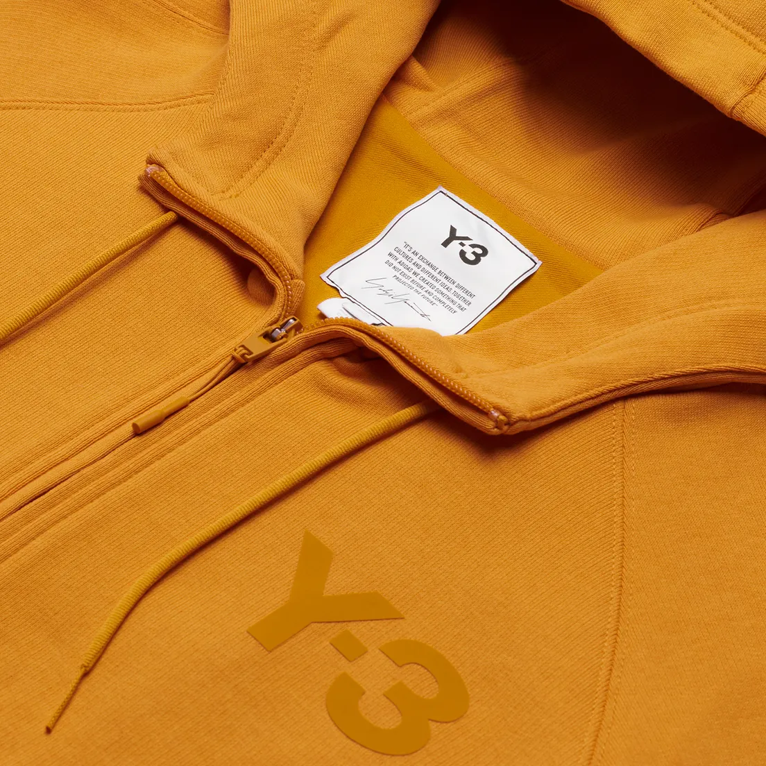 Y-3 Женская толстовка Classic Logo Full Zip-Hoodie