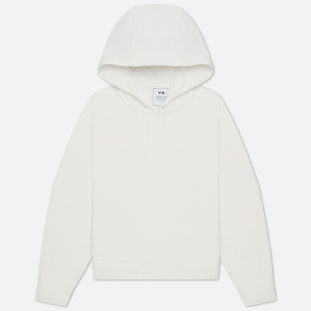 Женская толстовка Y-3 Classic Chest Logo Hoodie, цвет белый, размер XXS