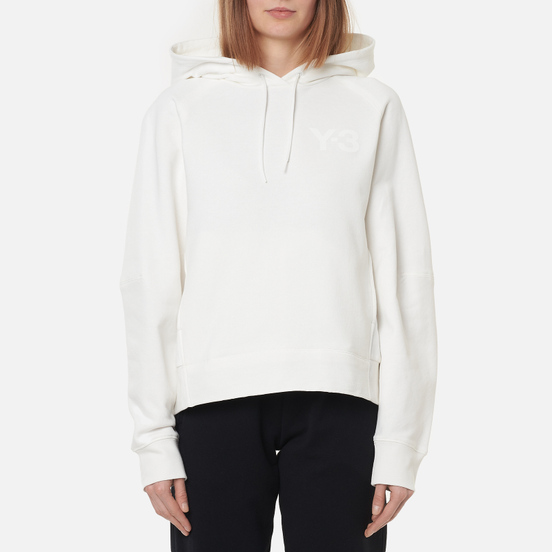 Женская толстовка Y-3 Classic Chest Logo Hoodie Core White