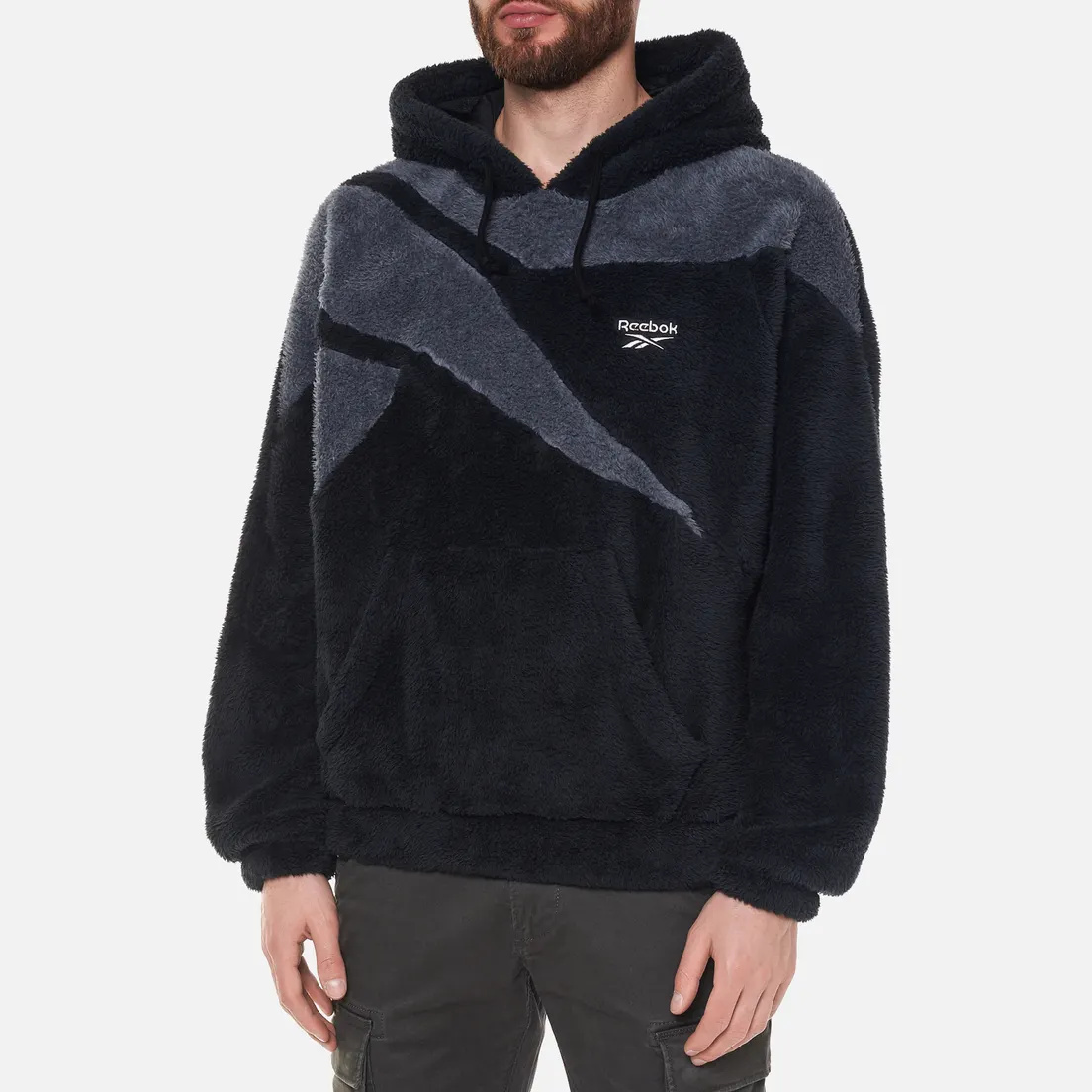 Reebok Мужская толстовка Classics Vector Sherpa Hoodie
