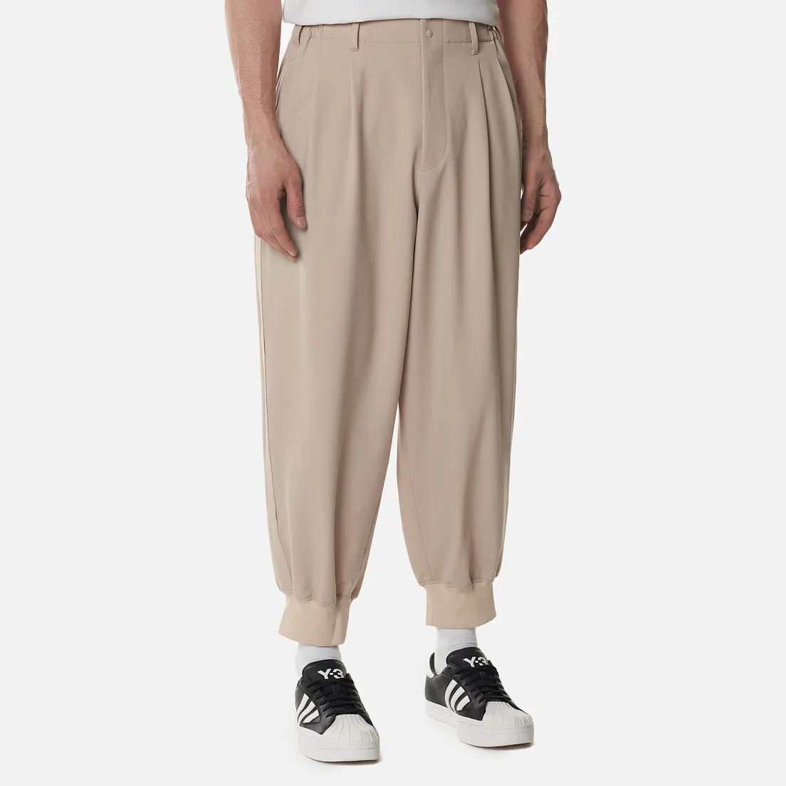 Y-3 Мужские брюки Classic Refined Wool Stretch Cuffed