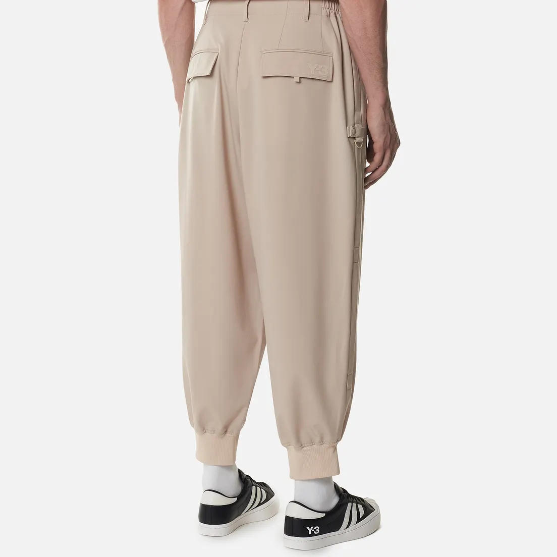 Y-3 Мужские брюки Classic Refined Wool Stretch Cuffed