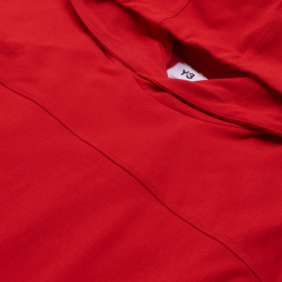 Мужская толстовка Y-3 Classic Heavy Pique Hoodie Scarlet