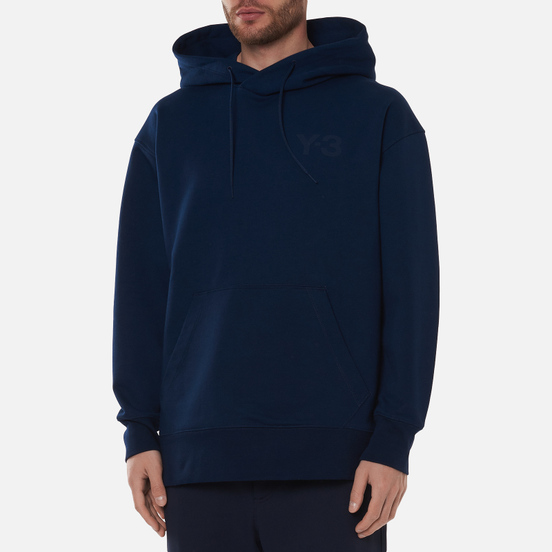 Мужская толстовка Y-3 Classic Chest Logo Hoodie Collegiate Navy
