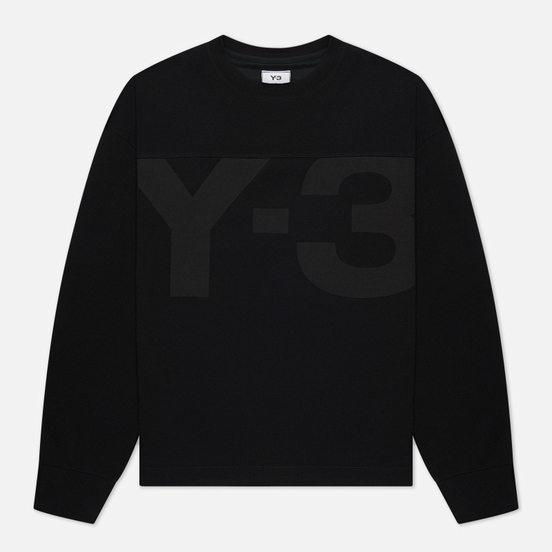 Мужская толстовка Y-3 Classic Heavy Pique Crew Neck Black