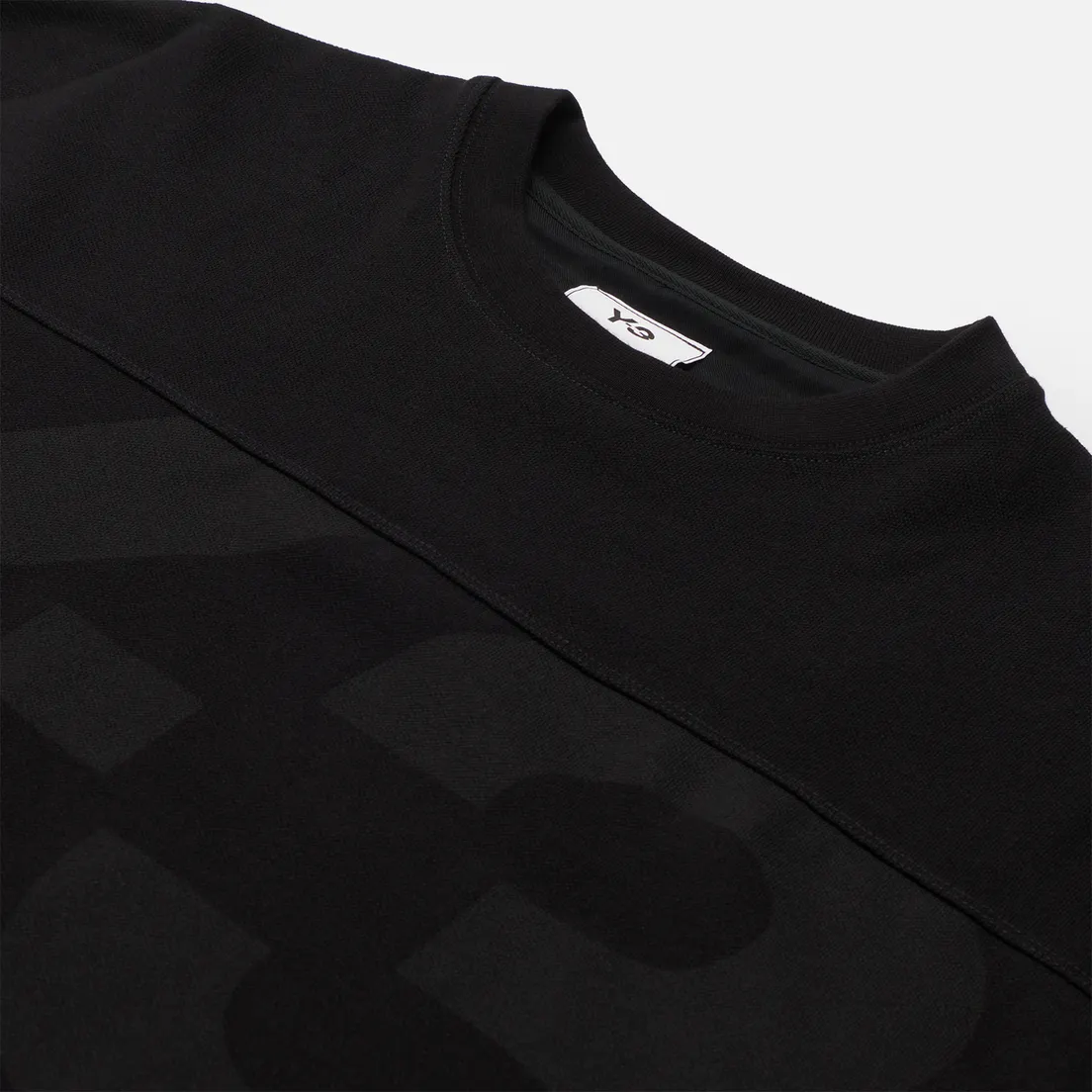 Y-3 Мужская толстовка Classic Heavy Pique Crew Neck