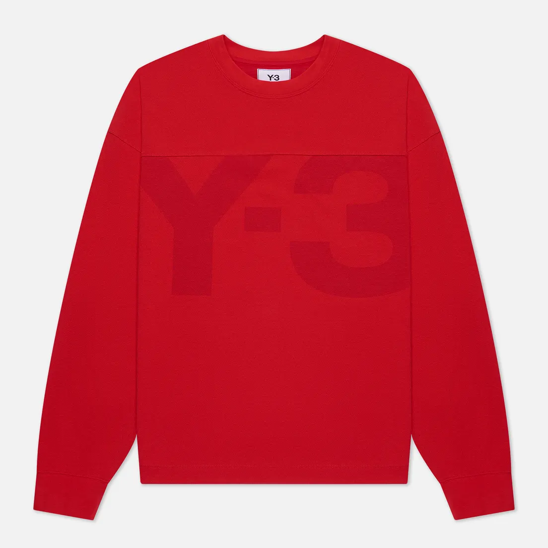 Y-3 Мужская толстовка Classic Heavy Pique Crew Neck