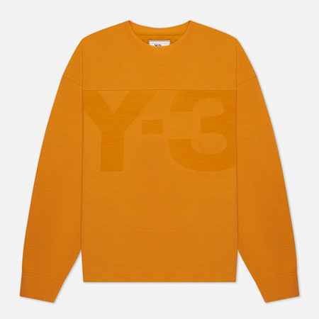 Мужская толстовка Y-3 Classic Heavy Pique Crew Neck, цвет жёлтый, размер M