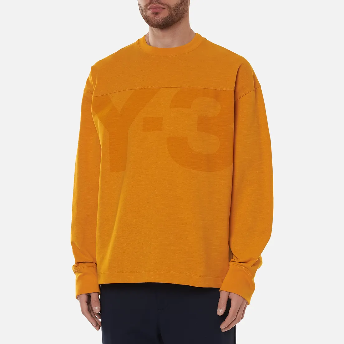 Y-3 Мужская толстовка Classic Heavy Pique Crew Neck