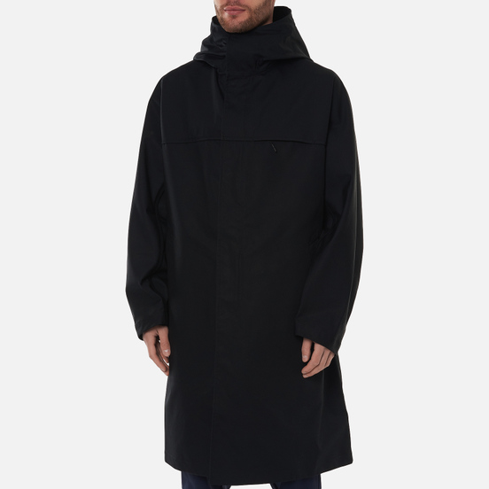 Мужской тренчкот Y-3 Classic Bonded Racer Hooded Black