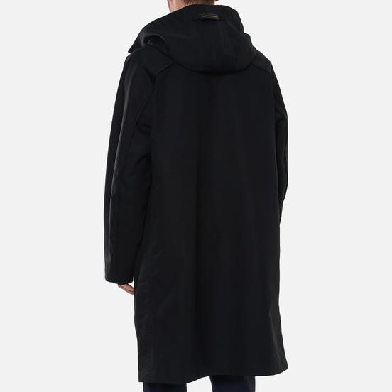 Мужской тренчкот Y-3 Classic Bonded Racer Hooded Black