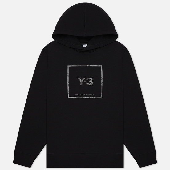 Мужская толстовка Y-3 Square Label Graphic Hoodie Black