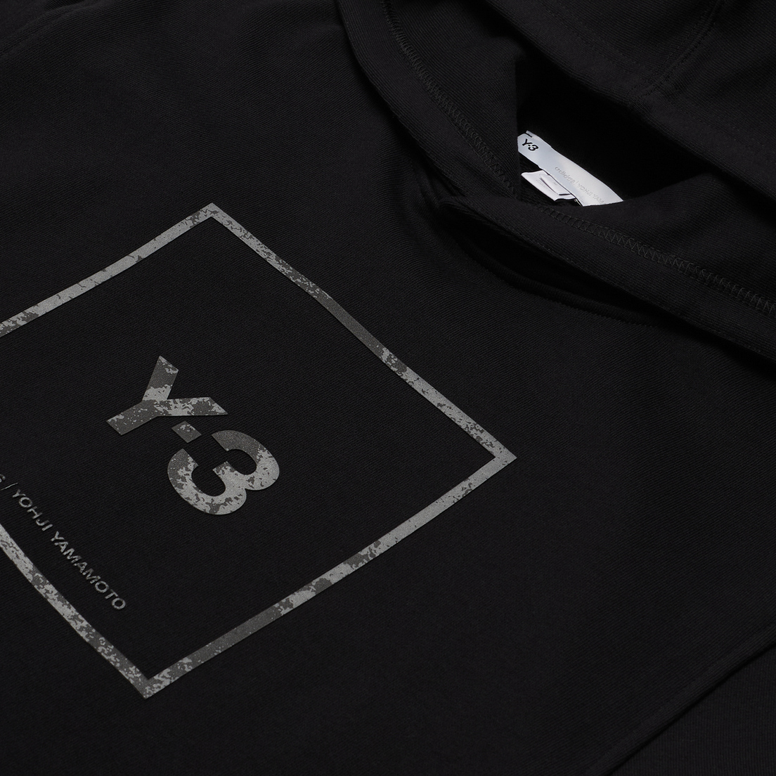 Y-3 Мужская толстовка Square Label Graphic Hoodie